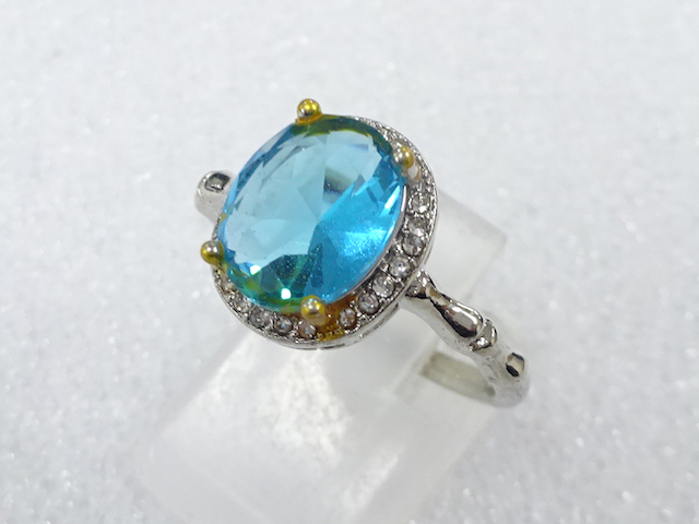 色石　指輪(16号)